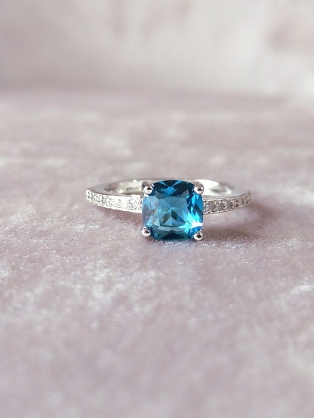 💎NEW💎 BLUE SAPPHIRE RING - Picture 2 of 7